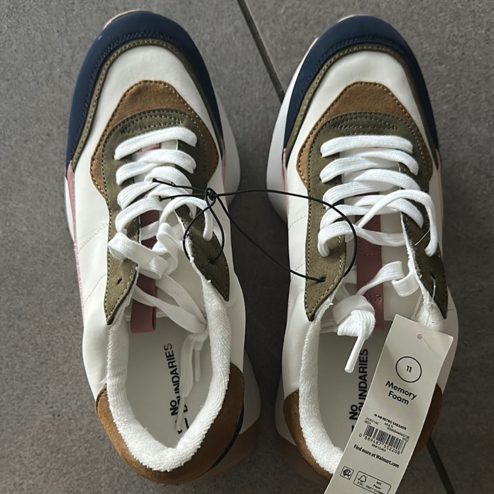 Multicolor Memory Foam Sneakers